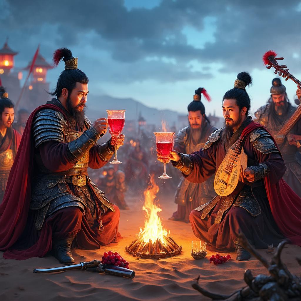 凉州词 - 诗意画境