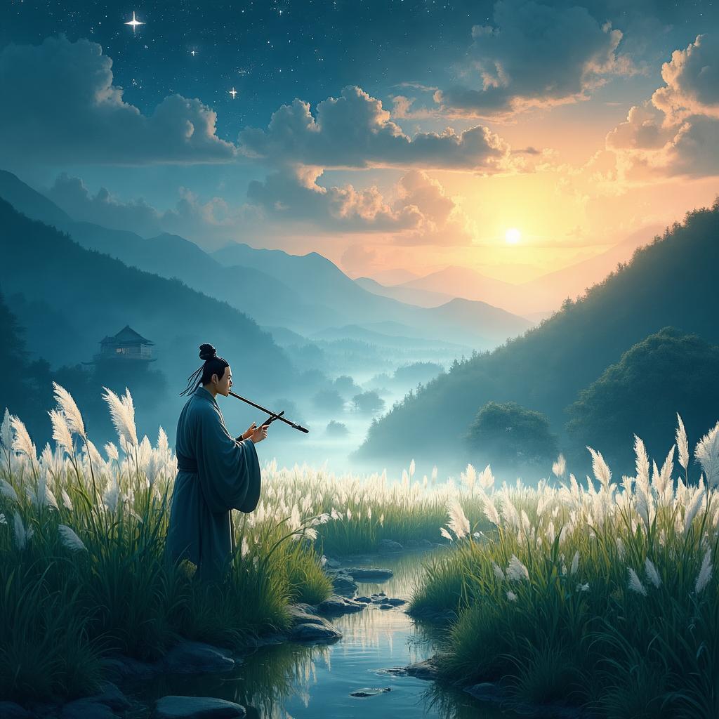 南乡子·秋暮 - 诗意画境