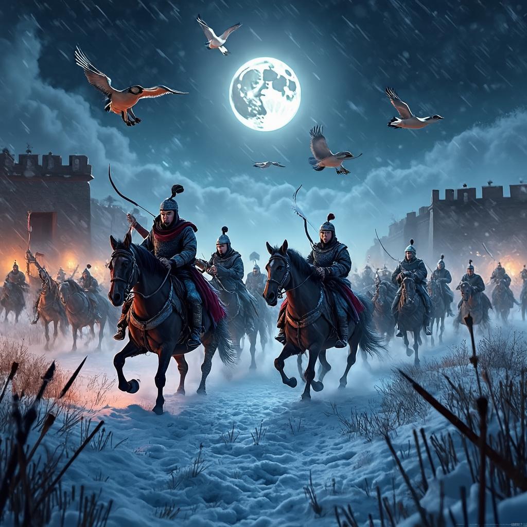 塞下曲 - 诗意画境