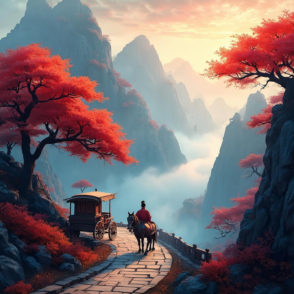 山行 - 诗意画境